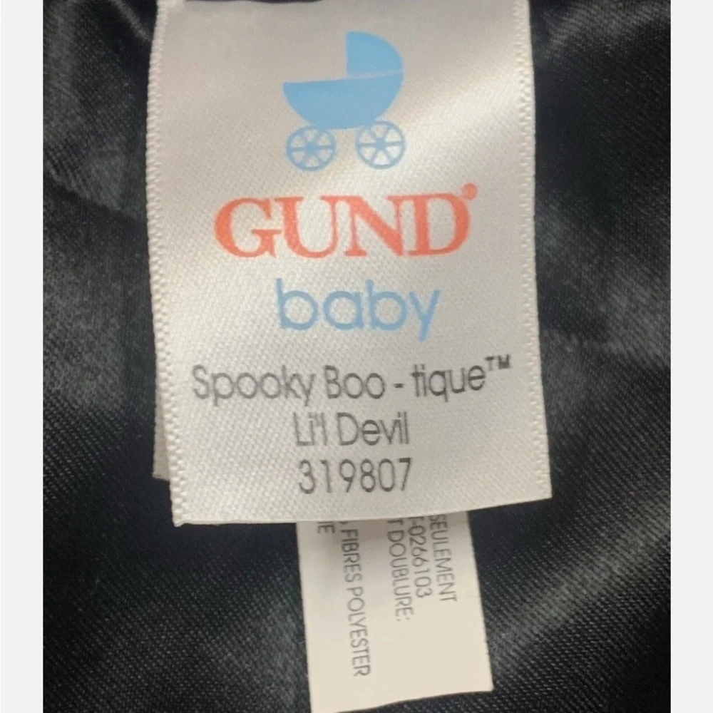 Gund Baby Spooky Boo-tique “lil devil” Costume/Jacket 12 months - Picture 5 of 9